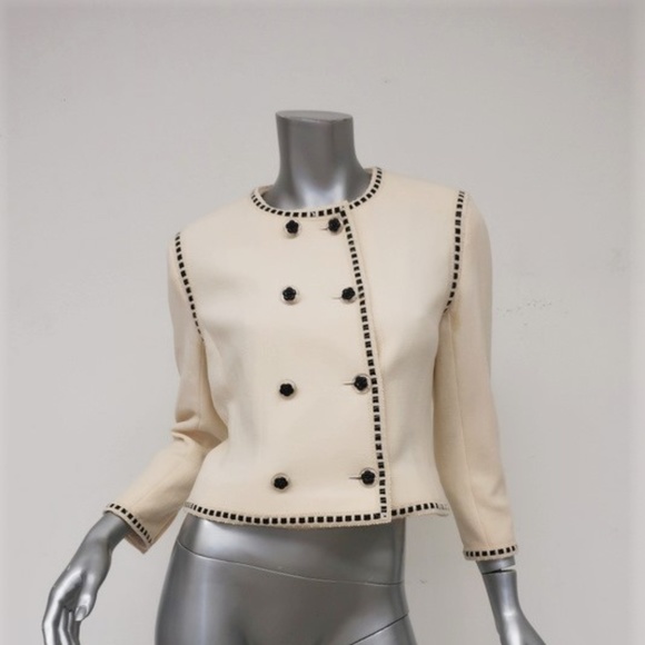 CHANEL Jackets & Blazers - Chanel Boutique Camellia Button Double Jacket